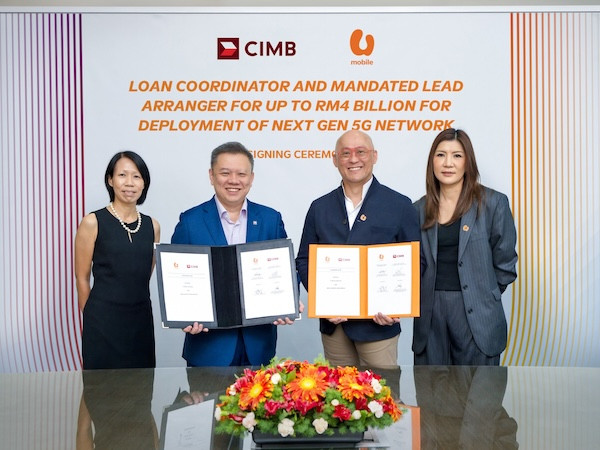 CIMB to secure up to US$940m in financing for U Mobile’s 5G rollout